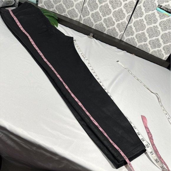 NWD $170 GOOD AMERICAN [ 18 ] Good Legs Coated Skinny‎ Jeans in Black - Picture 15 of 16